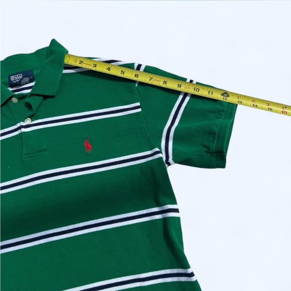 Vintage 90s Polo Ralph Lauren Striped Polo - Picture 5 of 6